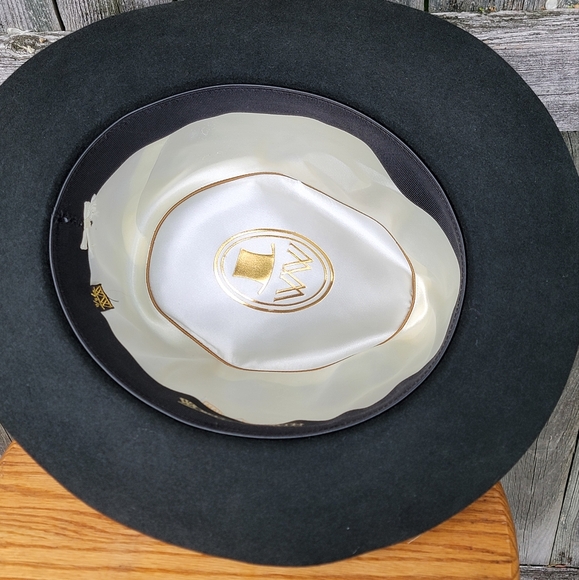 Vintage Green Fedora Custom Worth & Worth Wilson Fedora Hat Size 7 5/8 Retro - Picture 3 of 15